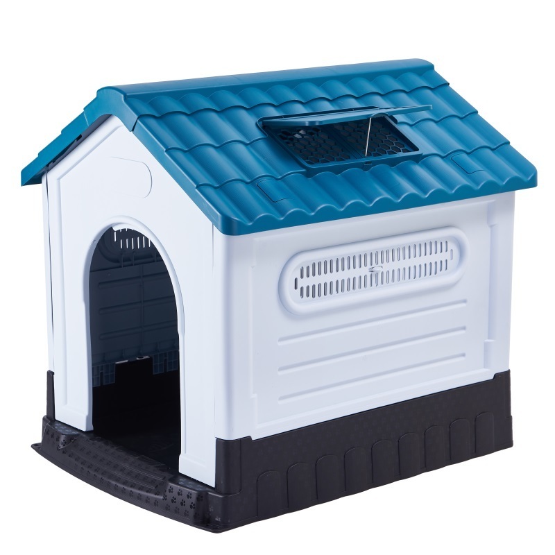 Four Seasons Universal Plastic Pet Kennel Sun-Proof Dog Shed Large, Medium and Small Dogs Outdoor Rain-Proof Large Pet Dog House