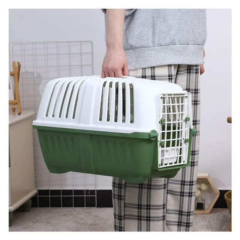 Wholesale Outdoor Safety Portable Small Animals Pet Dog Cages Hard Sided Pet Travel Carrier