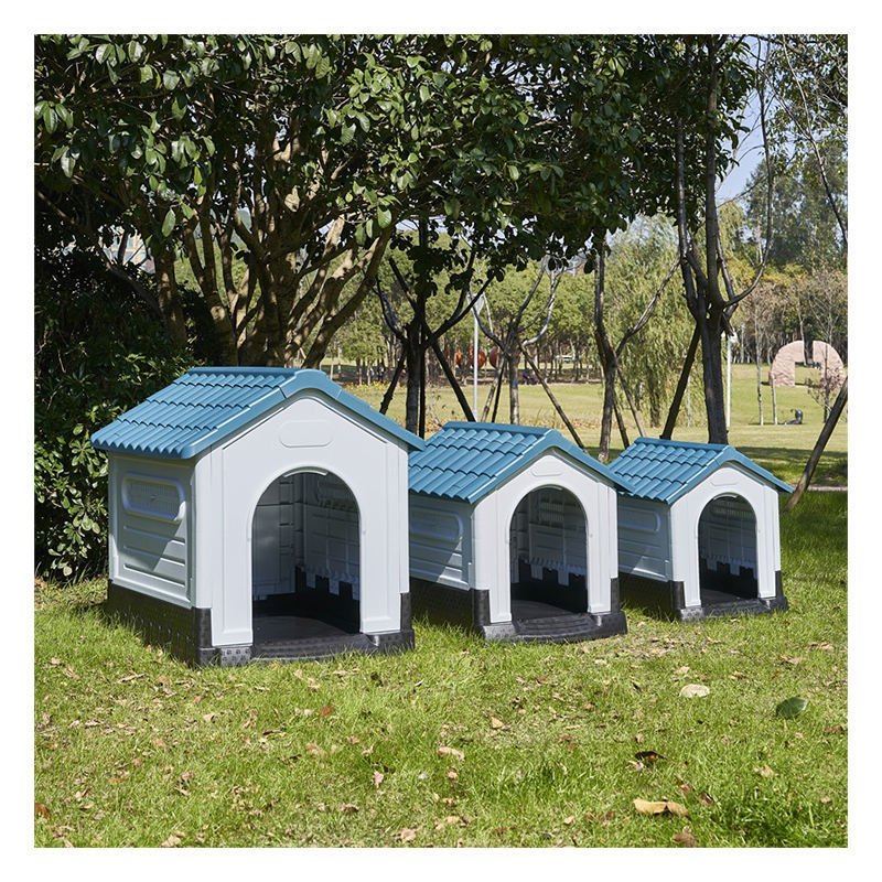 Customized Luxury Indoor Waterproof Dog Kennels Durable Hard Plastic Large Pet Dog House