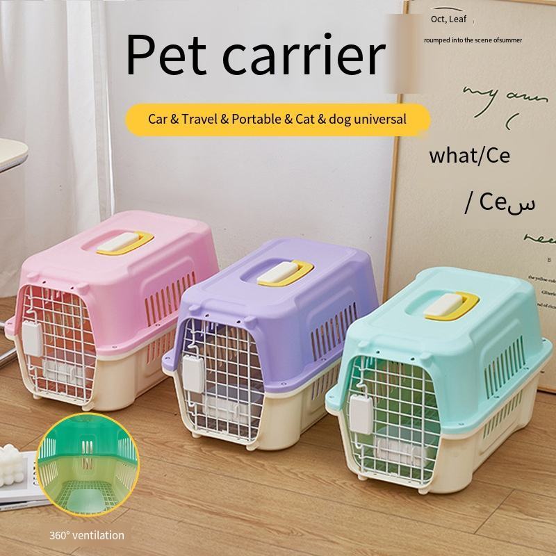 New Durable pet transport cages carriers houses Pet Air Travel Consignment cage for dog