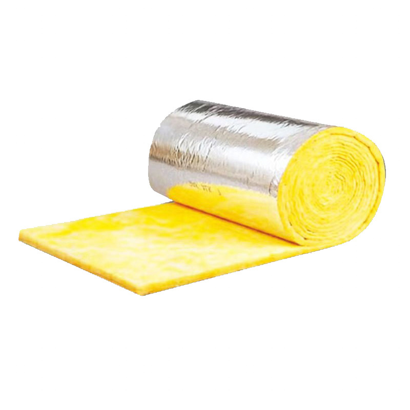 50mm 55mm 12kg glass wool blanket building material price R1.3 R1.1 fiberglass foil facing black faced fiberglass insulation