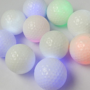 Glow In The Dark Light Up Long Time Bright Golf Ball For Night Sports