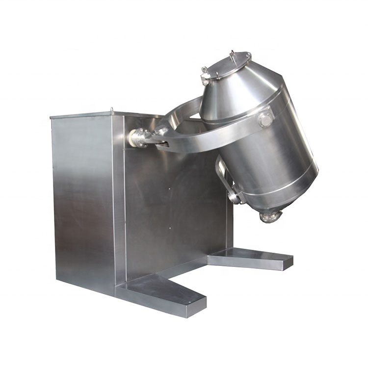 Dry powder blender  tobacco mixer fertilizer 3D mixing machine