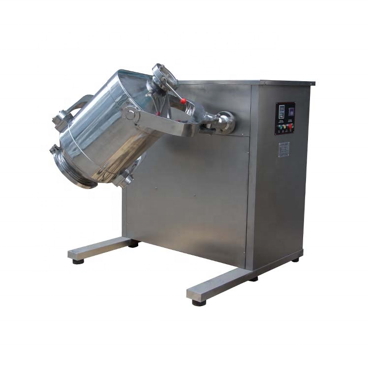 Dry powder blender  tobacco mixer fertilizer 3D mixing machine