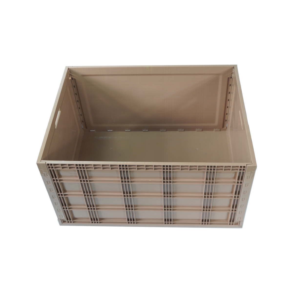 Large 200kg Capacity Collapsible Storage Crate On Wheels For Cargo&Truck Plastic Totes