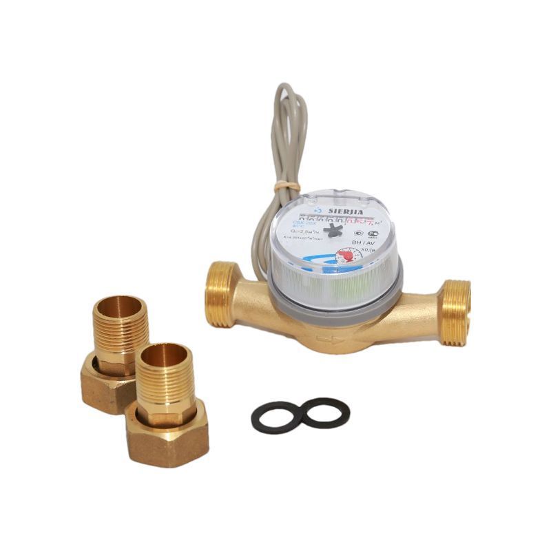 Single flow non valve controlled water meter