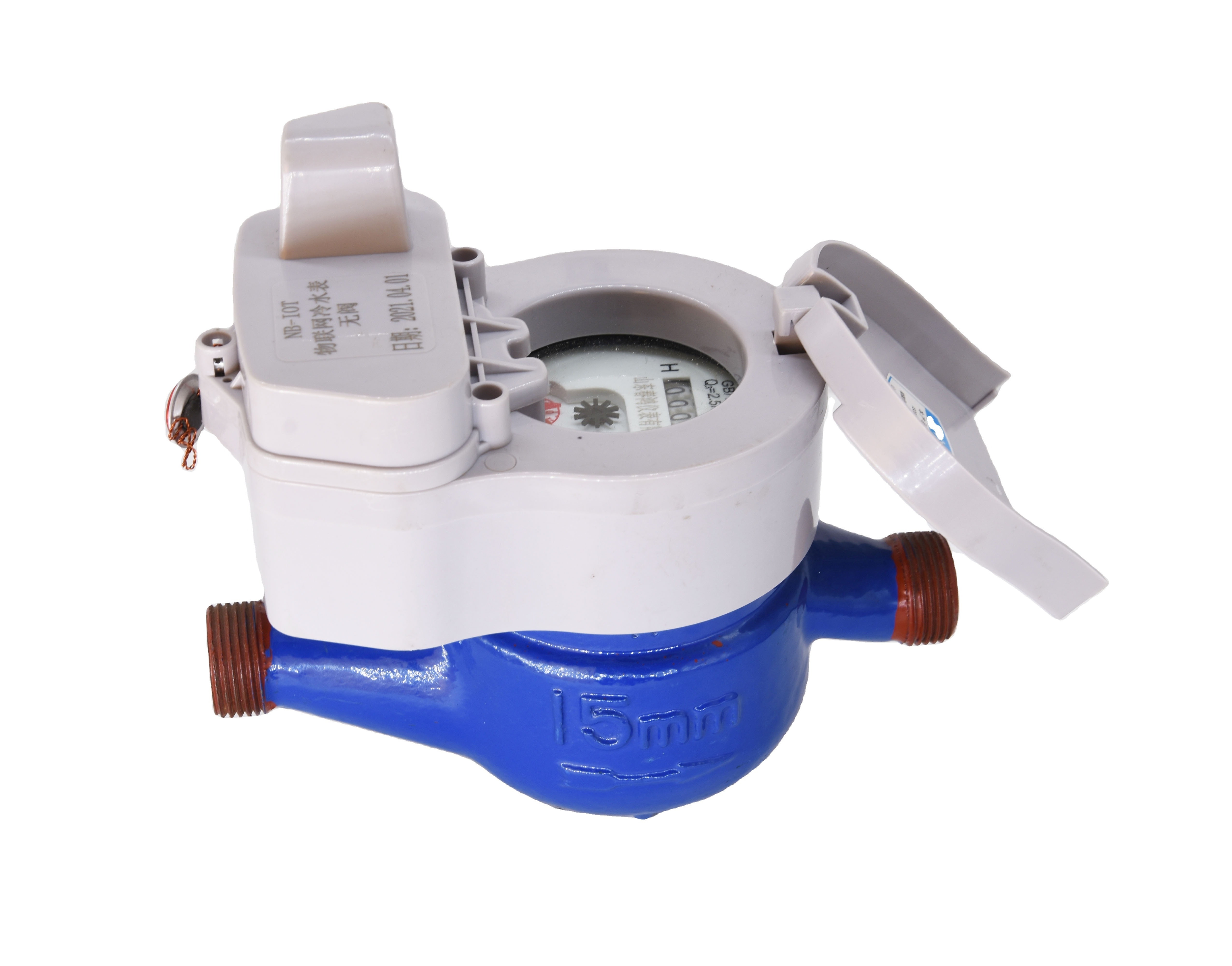 Factory direct selling intelligent water meter DN15 wireless remote transmission lorawan water meter