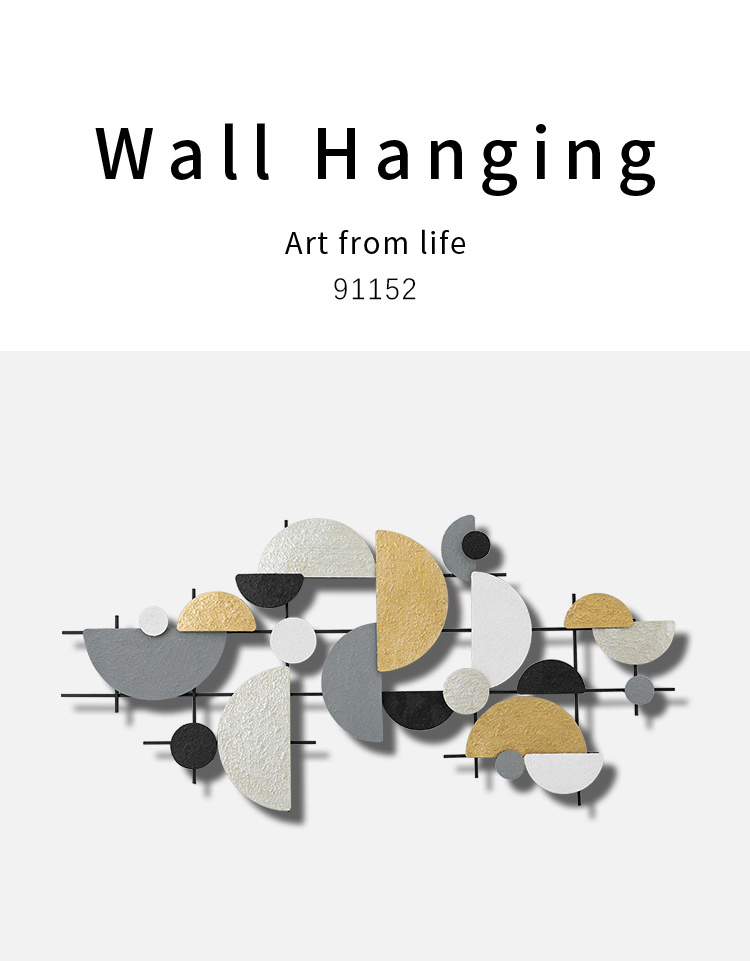 Modern style wall art metal craft home decoration abstract art wall hanging