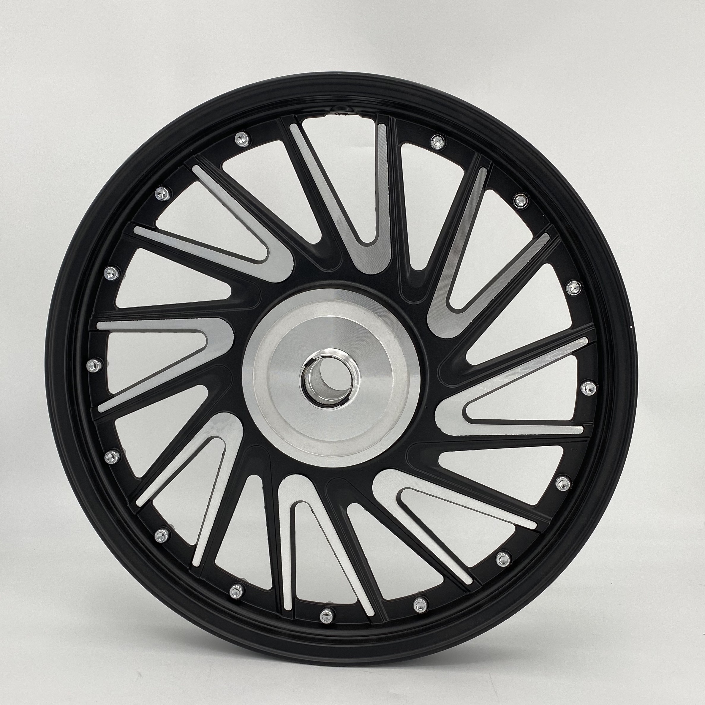 Custom Motorcycle Wheels Aluminum Supermoto Wheels  Indian royal enfield alloy wheels