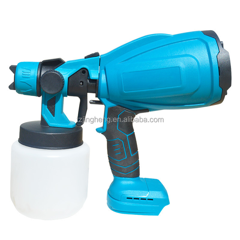 Portable Lithium Battery Tools 21v Electric High Pressure Cordless Power Spray Gun 800mL Paint Sprayer Airless Sprayer