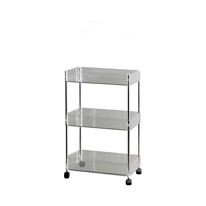 3-Layer  Storage Holder Narrow Space Multifunctional Organizer Kitchen Plastic Storage Rack