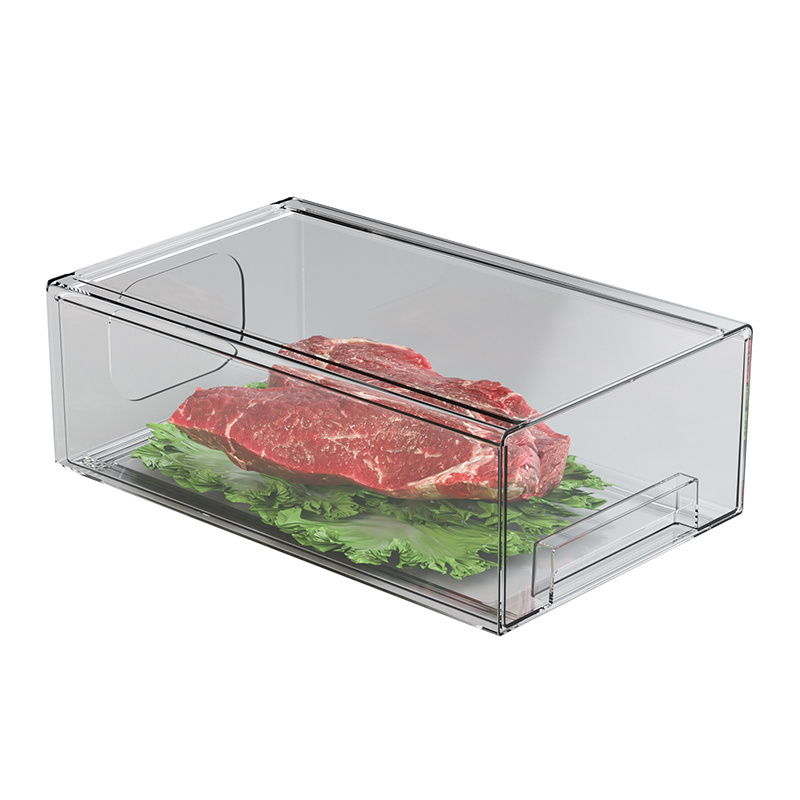 2024 new design home and kitchen organizer plastic refrigeration tool box food container storage box