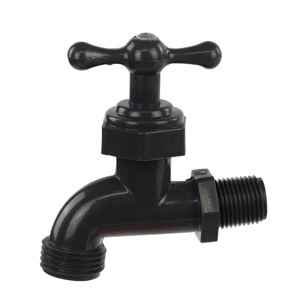 White Color Good Quality PVC Plastic Water Tap Faucet