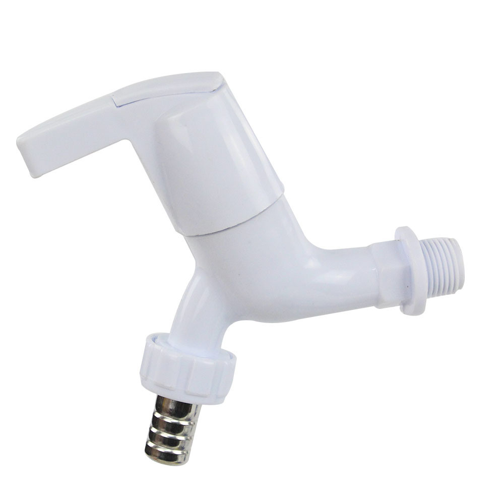 White Color Good Quality PVC Plastic Water Tap Faucet