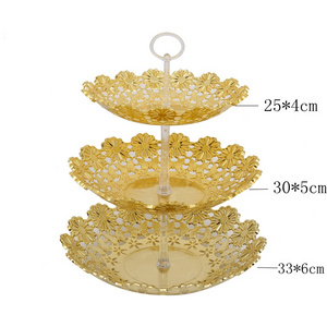 Plastic Cupcake Stands and Dessert Stand Cupcake Holder Plate Serving Tray Fruit Plate for Wedding Birthday Party