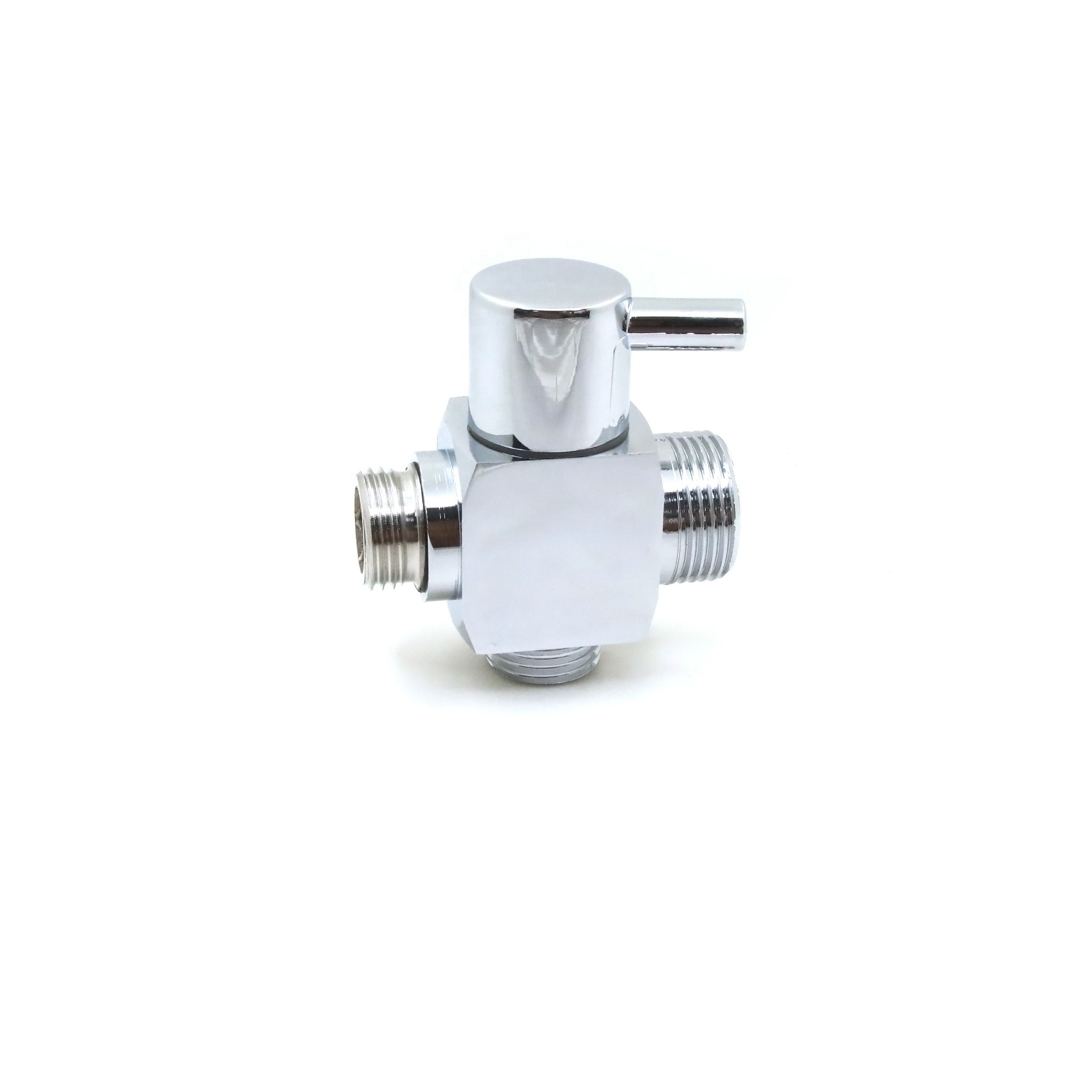 Shower faucet connected  hose brass T--Valve connector faucet accessories