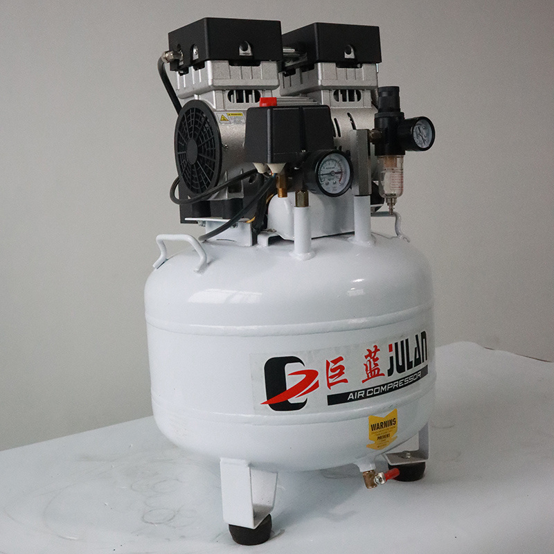 Best price 550w 750w dental air compressor 25L medical silent oil free air compressor