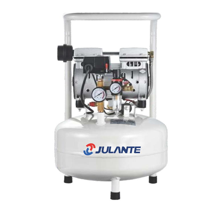 Best price 550w 750w dental air compressor 25L medical silent oil free air compressor