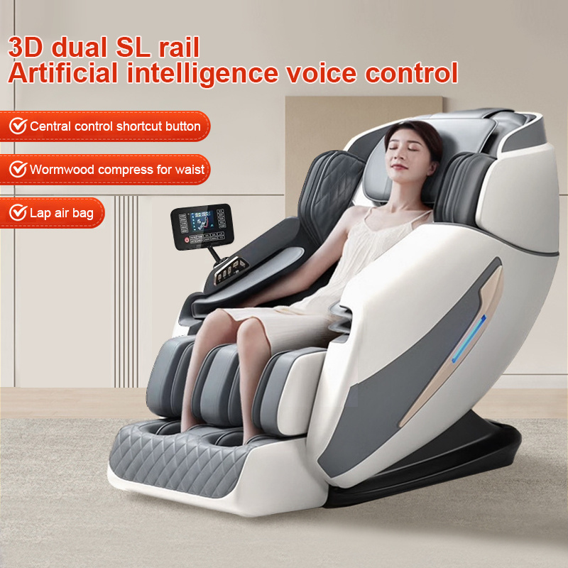 Zero Gravity Shiatsu 4d Massage Chair Full Body 4d Electric Ai Smart Recliner Body Massager Real Relax Massage Chair 220V-50HZ