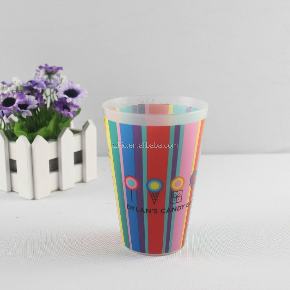 6 pieces/Set Rainbow Cups Coffee Mug Storage Cup Plastic Water Cup