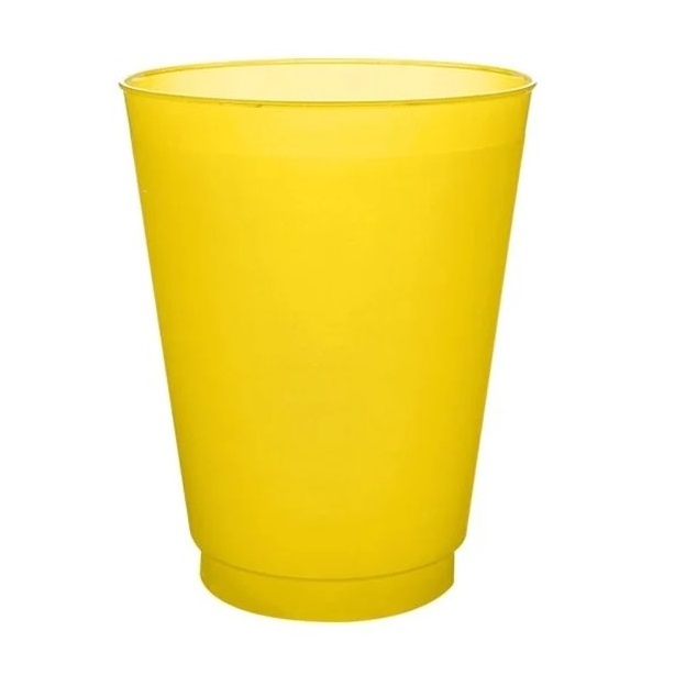 12 oz. Colored Frosted Plastic Cup-Blank w/ Flexible Material