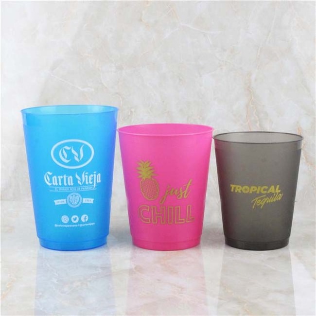 Custom Printed 16 Oz Frost Flex Stadium Cups