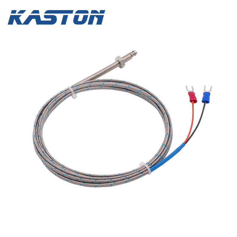 high capacity M6 screw thread industry probe temperature sensor E K j type thermocouple