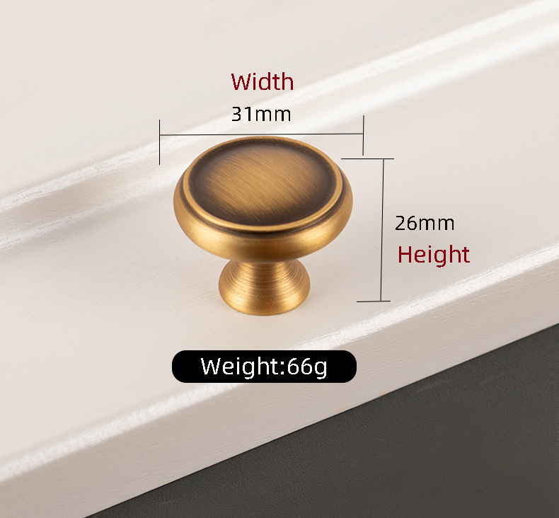 Cabinet Brass Closet Knob High Quality 80mm  Cabinet Pulls And Knobs Brass Rooster Cabinet