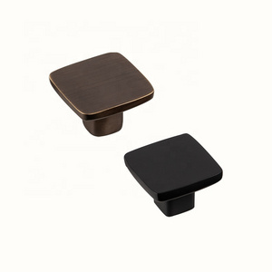 Square contracted indoor cabinet drawer door handle office furniture hardware fittings puckering knob