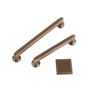 Back Plate Square Handle Heavy Mortise Modern Solid Brass Door Knob