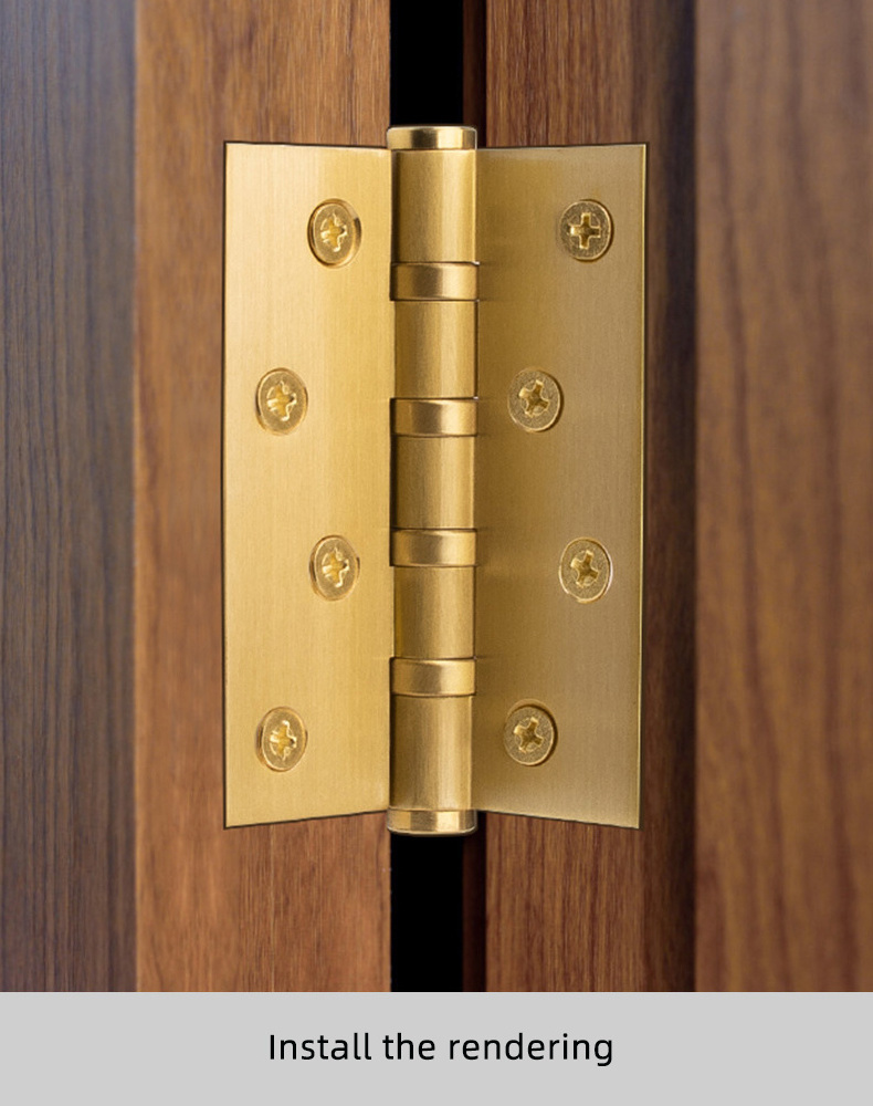 Custom Znic Alloy Black Door Hinge Bedroom Door Hinge Hardware