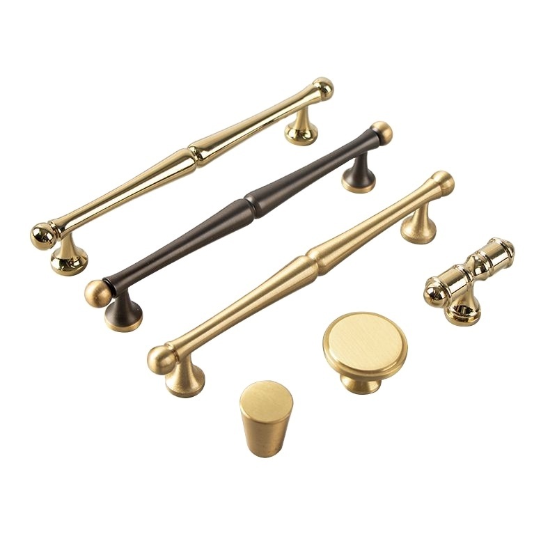 Pulls Furniture Half Moon Round 150mm Metal Brass Drawer Cabinet Pull Handles