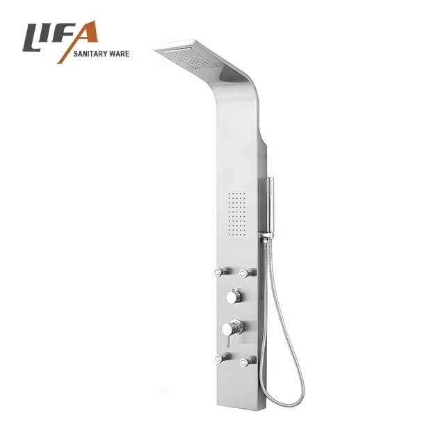 Bathroom product shower mixer special rain shower set stainless steel shower panel