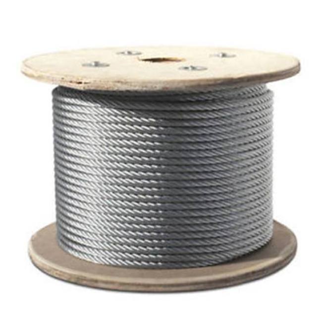 Factory Wholesale Galvanized 7 X 19  6 X 19 Stainless Steel Wire Rope for Industry and Manufacturing