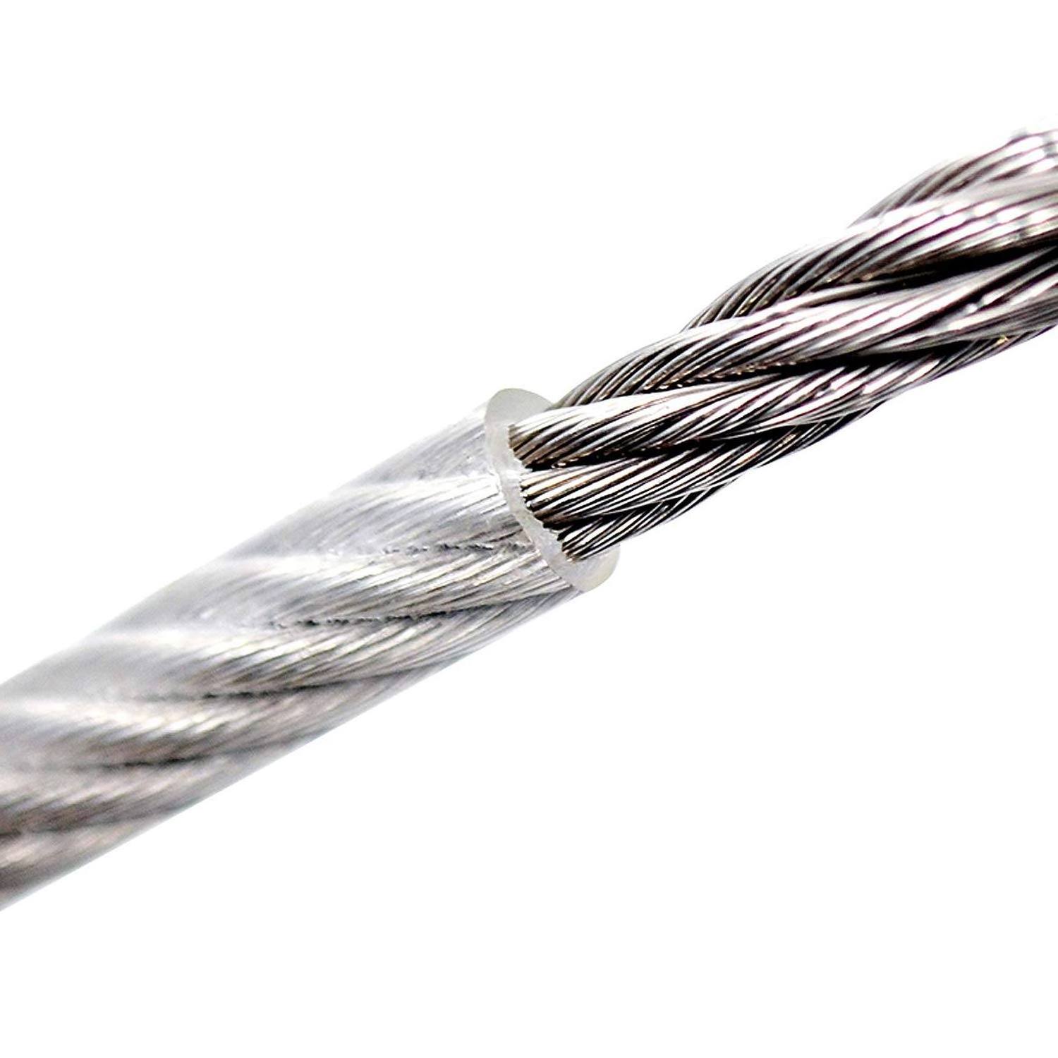 Factory Wholesale Galvanized 7 X 19  6 X 19 Stainless Steel Wire Rope for Industry and Manufacturing