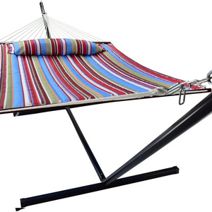 2020 Hot Selling Cotton Chair Hammock portable folding hammock with folding stand