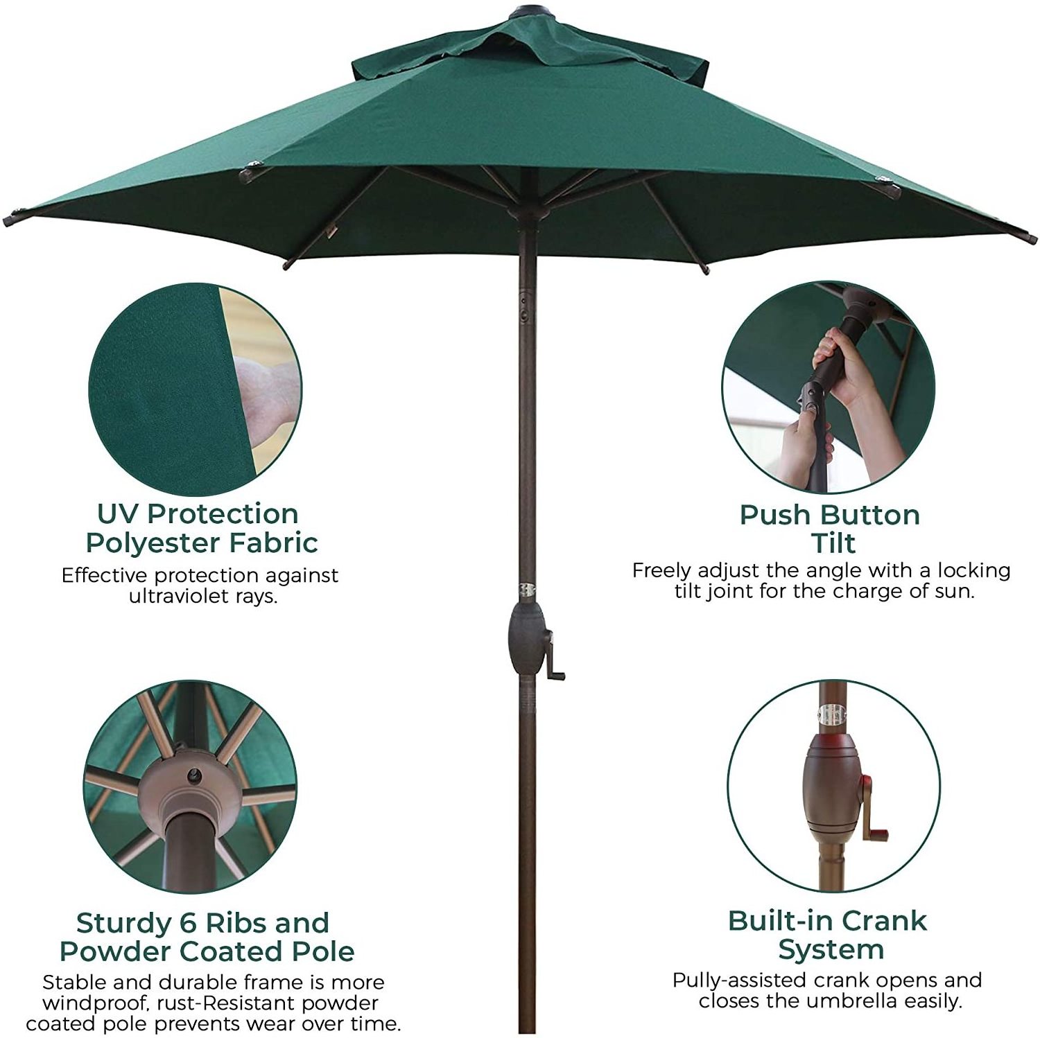 Green outdoor backyard balinese bali garden umbrella