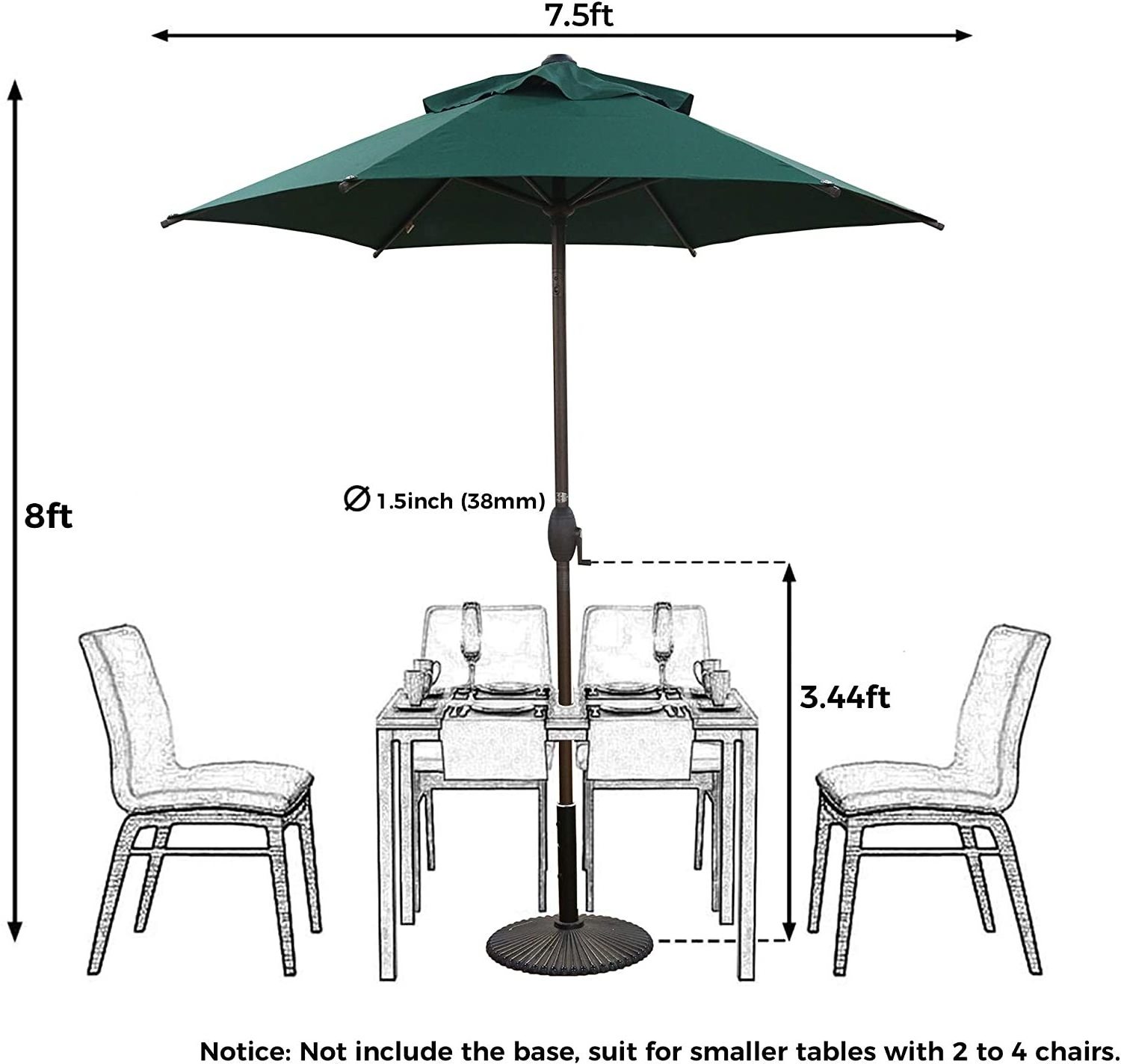 Green outdoor backyard balinese bali garden umbrella