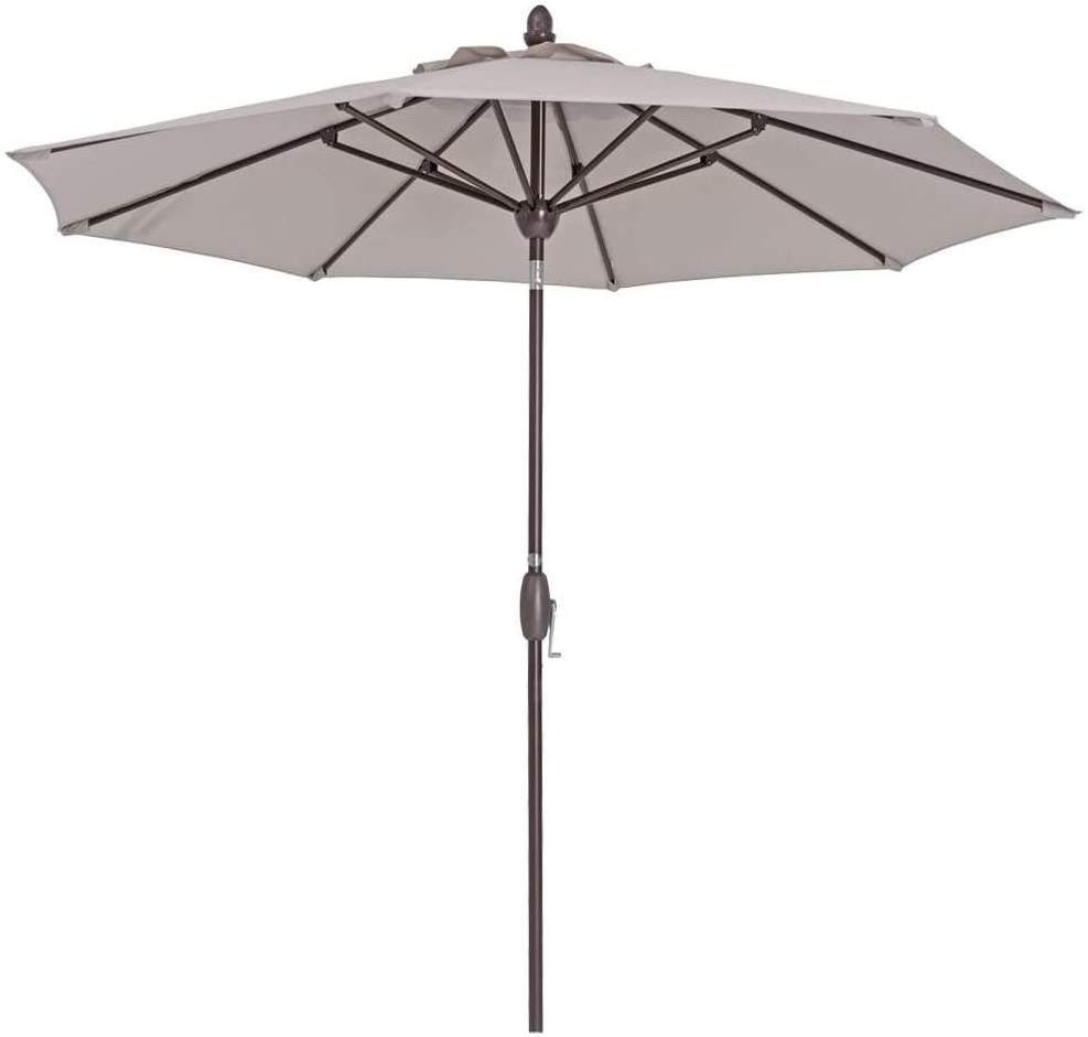 Garden Backyard sunshade Outdoor Patio Umbrella 9 ft Patio Market Table Umbrella with Push Button Tilt