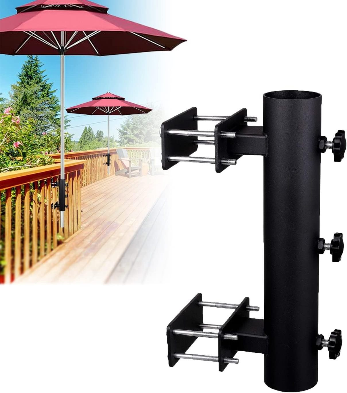 Wholesale Heavy Duty Parasol Holder Patio Umbrella Stand Mount Bench Buddy Umbrella Holder