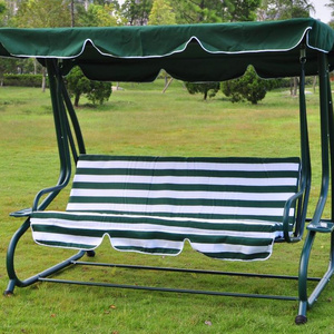 hot sale metal garden balcony patio 3 seat patio hanging swing chair with cushion