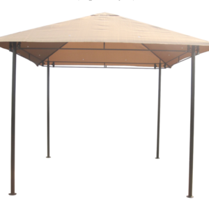 3x3 M Outdoor Garden Waterproof Sunshade Metal Iron Pop Up Hard Top Gazebo