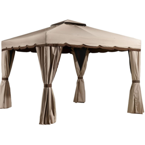 10x12 Roma Hardtop Gazebo Outdoor Sun Shelter