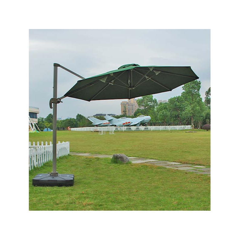 outdoor hanging banana umbrella waterproof cantilever garden beach patio sun canvas parasol iron restaurant umbrella