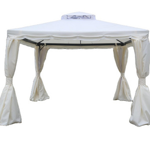 Hot selling good quality Garden outdoor metal frame white wedding pavilion pergolas and gazebos