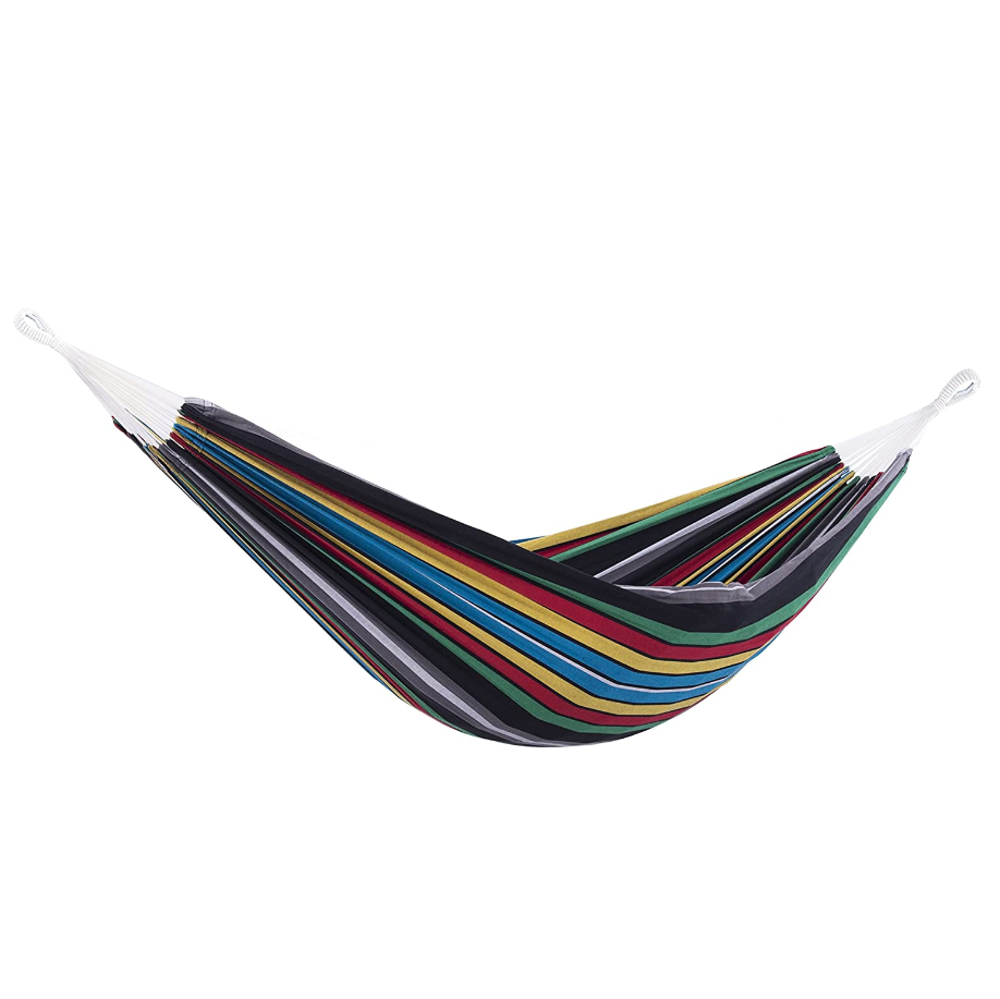 Wholesale Outdoor Brazilian Style Stripe Double Hanging Swing Hammock