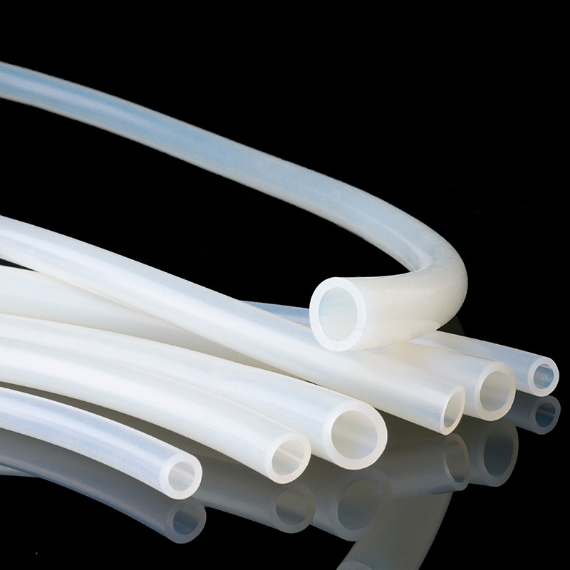 Large supply High Quality Milky white silicone rubber hose Flexible Food Grade Silicone Tube Hose