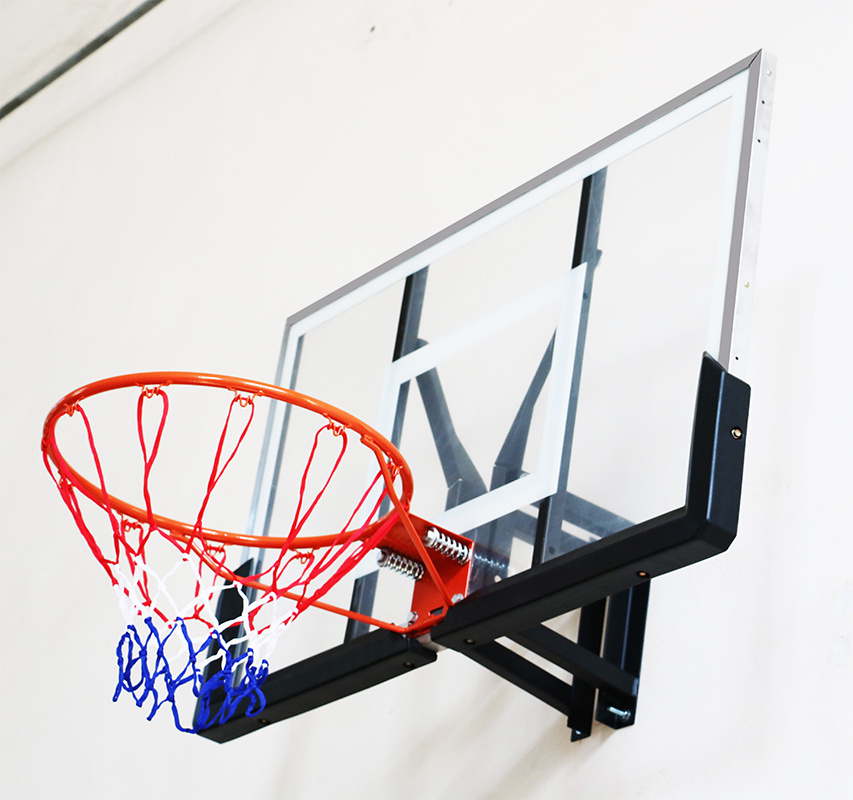 FOOCAT Factory Office Adults 16mm Steel Pole Fiberglass Basketball Backboard