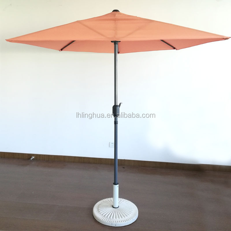 Garden table umbrella outdoor Semicircular sunshade