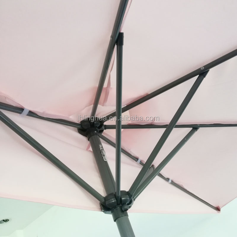 Garden table umbrella outdoor Semicircular sunshade